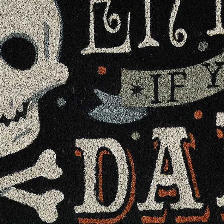 Discount Enter If You Dare Doormat, 18x30 in. Halloween