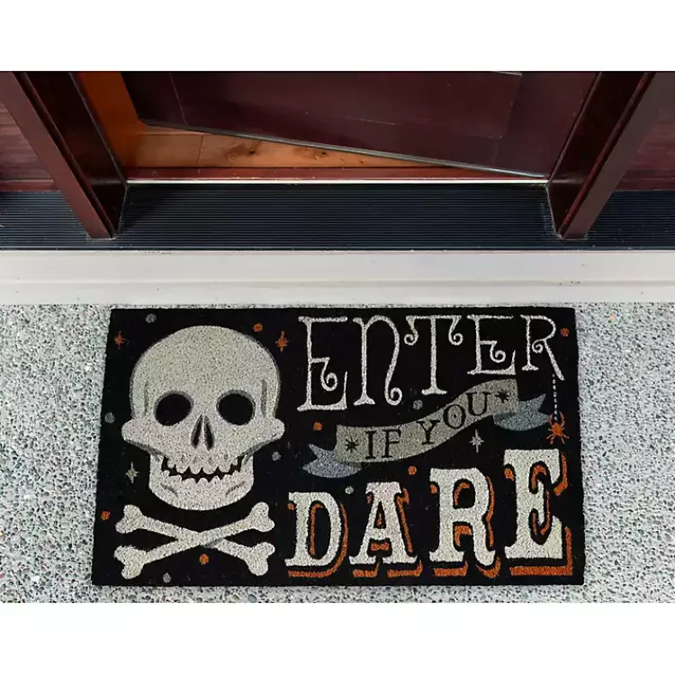 Discount Enter If You Dare Doormat, 18x30 in. Halloween