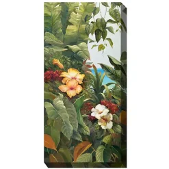 Kirklands Home Outdoor Wall Decor|Entwined I Outdoor Canvas Art Print Green