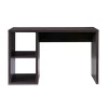 Kirklands Home Office Furniture|Espresso Cube Storage Wood Desk