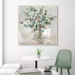 Kirklands Home Canvas Art|Essential s II Framed Canvas Print, 35x35 in. Green