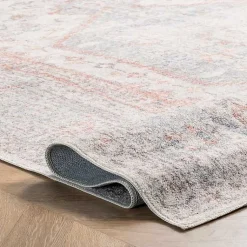 Kirklands Home Area Rugs|Etta Distressed Vintage Washable Area Rug, 5x8