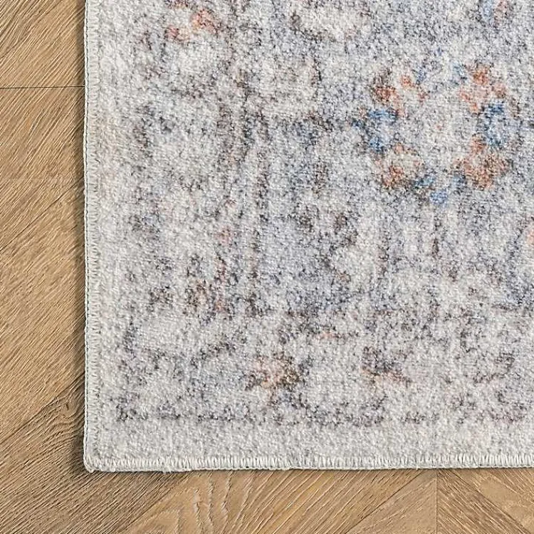 Kirklands Home Area Rugs|Etta Distressed Vintage Washable Area Rug, 5x8