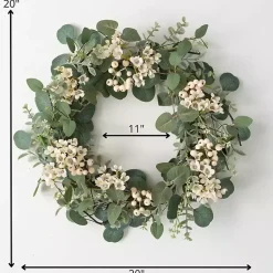 Online Eucalyptus and Wax Flower Wreath Wreaths