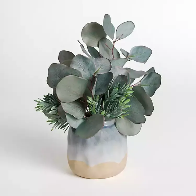 Sale Eucalyptus Arrangement in Ombre Vase Arrangements & Greenery