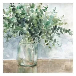 Kirklands Home Canvas Art|Eucalyptus Bouquet Giclee Canvas Print, 30x30 in.