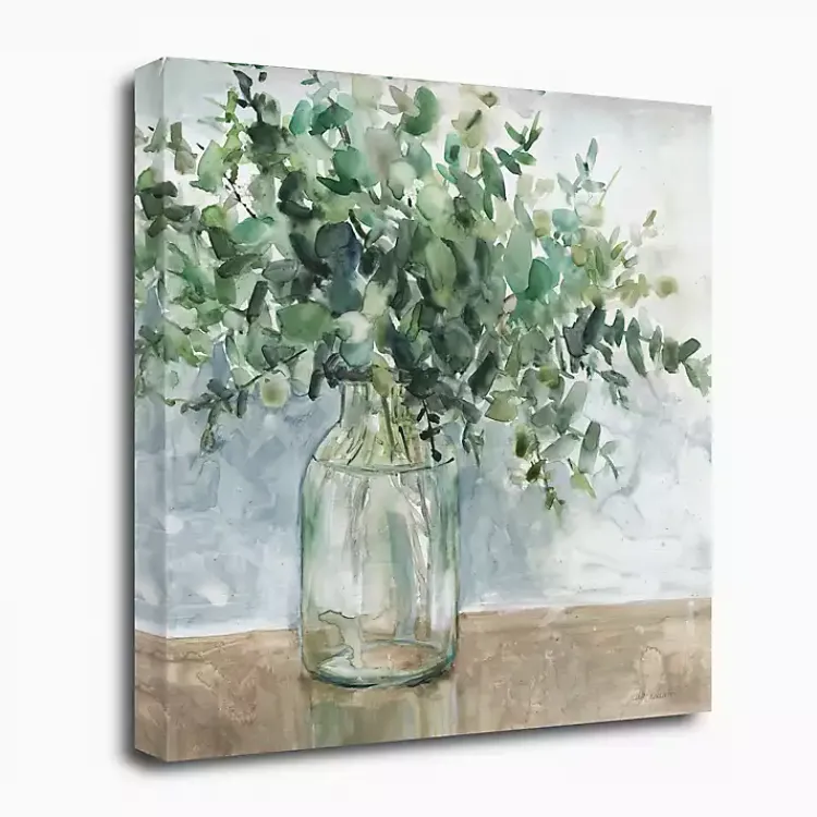 Kirklands Home Canvas Art|Eucalyptus Bouquet Giclee Canvas Print, 30x30 in.