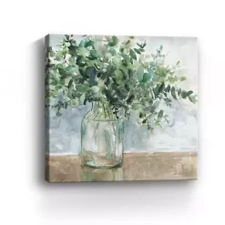 Kirklands Home Canvas Art|Eucalyptus Bouquet Giclee Canvas Print, 40x40 in.