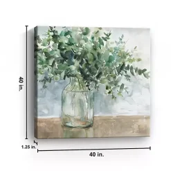 Kirklands Home Canvas Art|Eucalyptus Bouquet Giclee Canvas Print, 40x40 in.