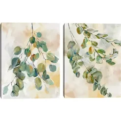Kirklands Home Canvas Art|Eucalyptus I & II Canvas Art Prints, Set of 2