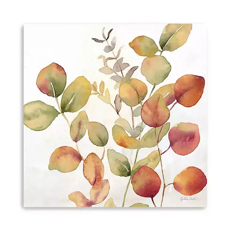 Kirklands Home Canvas Art|Eucalyptus Leaves Spice I Canvas Art Print