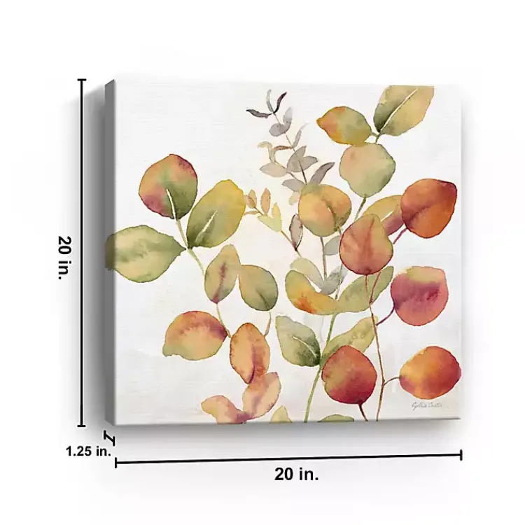 Kirklands Home Canvas Art|Eucalyptus Leaves Spice I Canvas Art Print