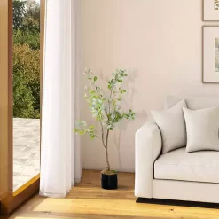 Online Eucalyptus Tree in Black Pot, 4 ft. Trees & Topiaries