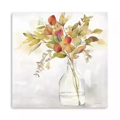 Kirklands Home Canvas Art|Eucalyptus Vase Spice I Canvas Art Print