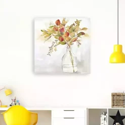 Kirklands Home Canvas Art|Eucalyptus Vase Spice I Canvas Art Print