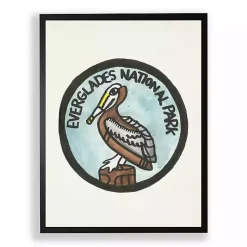 Kirklands Home Framed Art|Everglades Pelican Framed Art Print