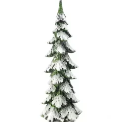 Hot Evergreen Christmas Tree with Frosted Snow, 20 in. Christmas Decorations