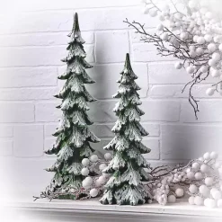 Hot Evergreen Christmas Tree with Frosted Snow, 20 in. Christmas Decorations