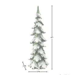 Hot Evergreen Christmas Tree with Frosted Snow, 20 in. Christmas Decorations