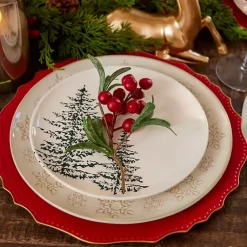Online Evergreen Salad Plate Christmas Dining & Entertaining