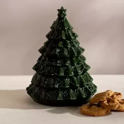 Kirklands Home Serving & Entertaining|Ever Shaped Cookie Jar Green