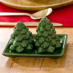 Kirklands Home Serving & Entertaining|Ever Shaped 3-pc. Salt and Pepper Shaker Set Green