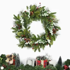 Sale Evers and Eucalyptus Berry Wreath Wreaths