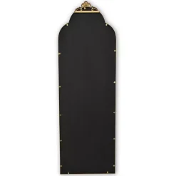 Kirklands Home Full Length & Floor Mirrors|Everlaine Modern Victorian Leaner Mirror Gold