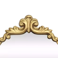 Kirklands Home Full Length & Floor Mirrors|Everlaine Modern Victorian Leaner Mirror Gold