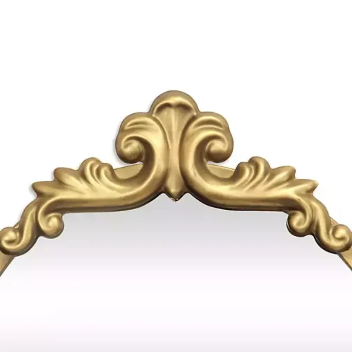 Kirklands Home Full Length & Floor Mirrors|Everlaine Modern Victorian Leaner Mirror Gold