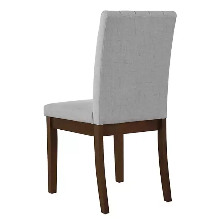 Kirklands Home Dining Chairs|Everly Upholstered Dining Chairs, Set of 2 Gray
