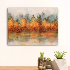 Fall Abstract Canvas Art Print, 24x18 in. Fall