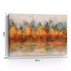 Fall Abstract Canvas Art Print, 24x18 in. Fall
