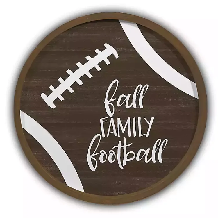 Online Fall Family Football Framed Wall Plaque Fall