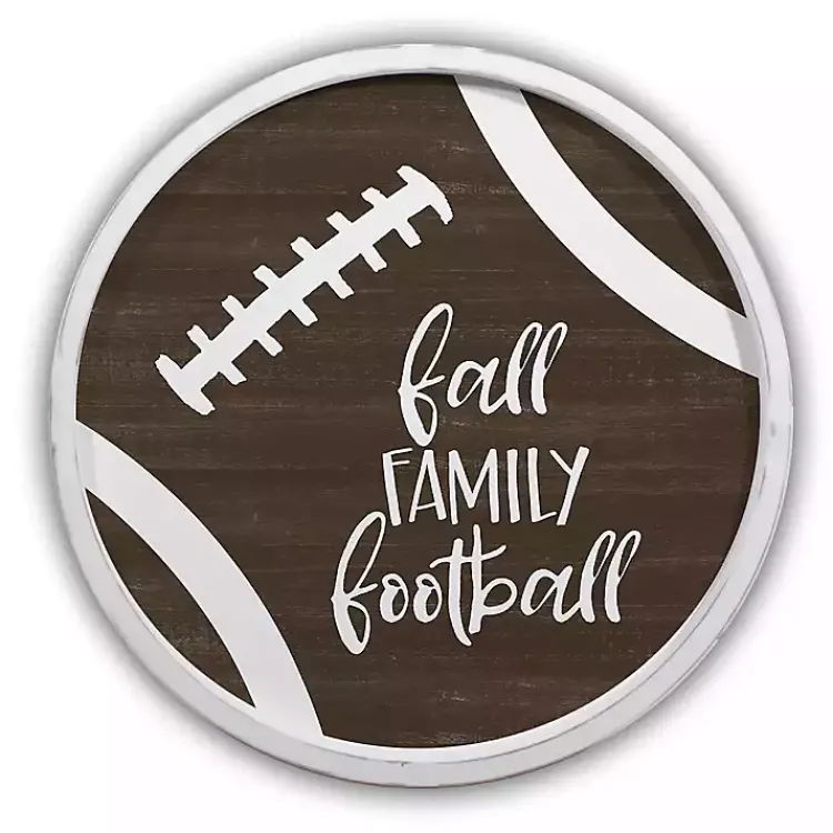 Sale Fall Family Football Framed Wall Plaque Fall