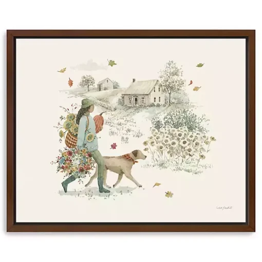 Best Fall Festival Framed Canvas Art Print Fall