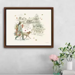 Best Fall Festival Framed Canvas Art Print Fall