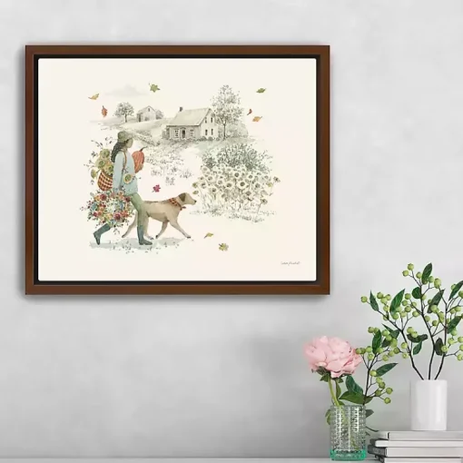 Best Fall Festival Framed Canvas Art Print Fall