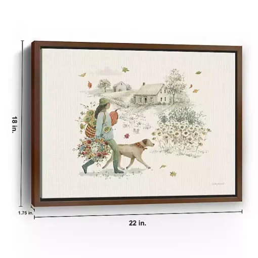 Best Fall Festival Framed Canvas Art Print Fall