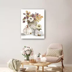 Clearance Fall Florals Canvas Art Print, 24x30 in. Fall