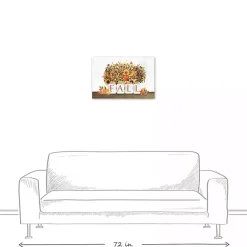 Sale Fall Florals in Jars Canvas Art Print Fall