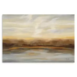 Kirklands Home Canvas Art|Fall Lake Sunset Canvas Art Print, 48x32 in.