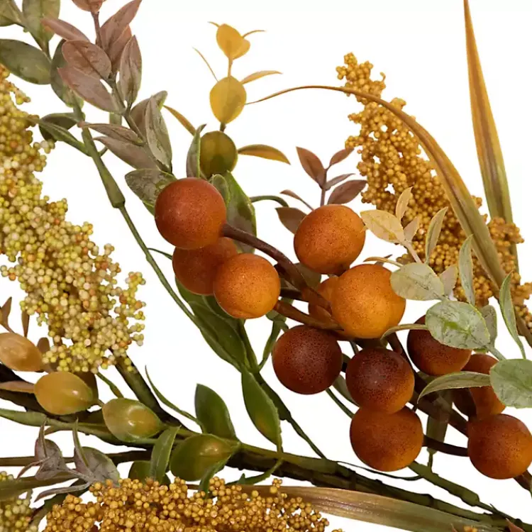 Outlet Fall Leaves and Berries Garland, 5 ft. Fall