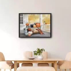 New Fall Porch Swing Canvas Wall Art Fall