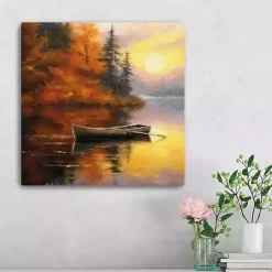 Fall Sunset Canvas Art Print, 20x20 in. Fall