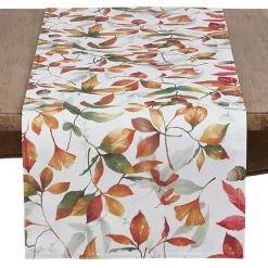 Kirklands Home Table Linens|Falling Leaves Acorn Harvest Table Runner