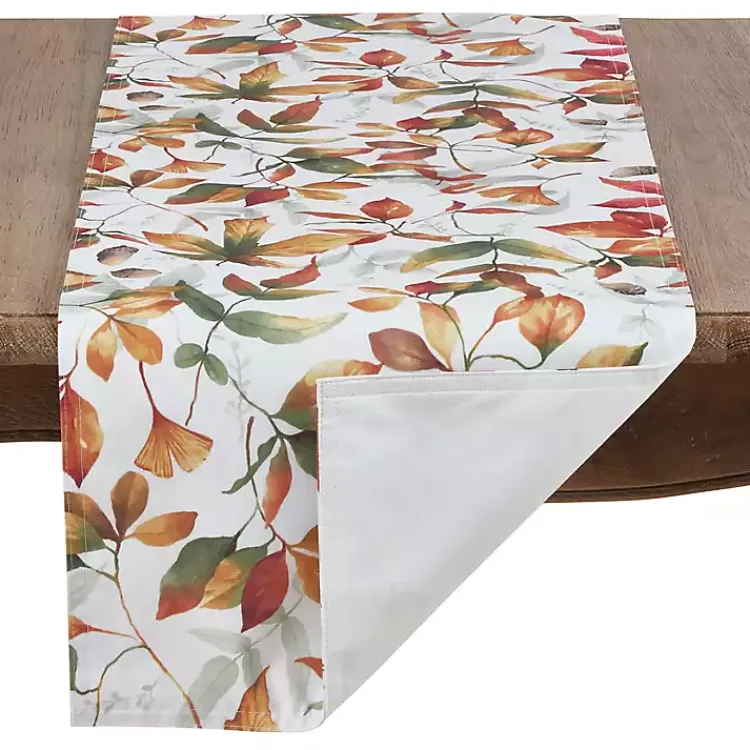Kirklands Home Table Linens|Falling Leaves Acorn Harvest Table Runner
