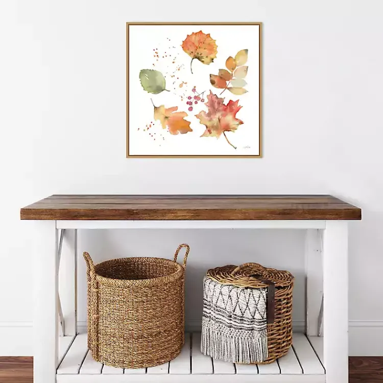 Sale Falling Leaves Framed Wall Art Fall