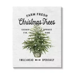 Outlet Farm Fresh Trees Christmas Wall Plaque Christmas Art & Wall Decor