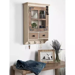 Kirklands Home Wall Storage|Farmhouse 2-Drawer Wall-Mounted Cabinet